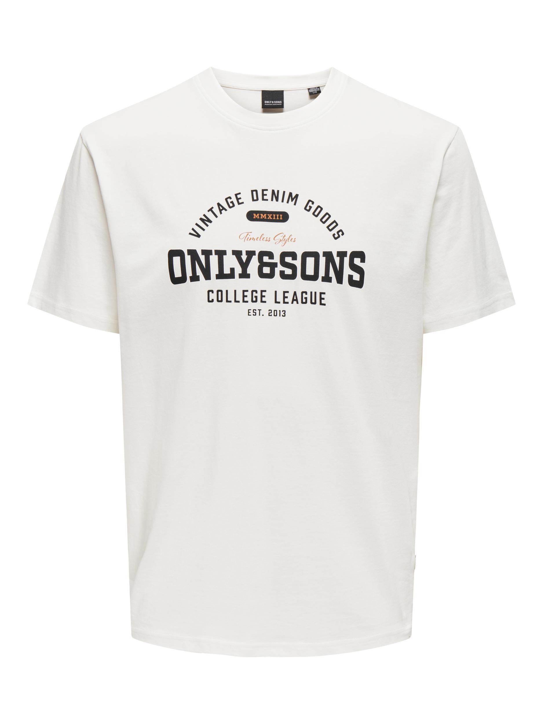 ONSLENNY LIFE REG VINTAGE PRINT TEE NOOS