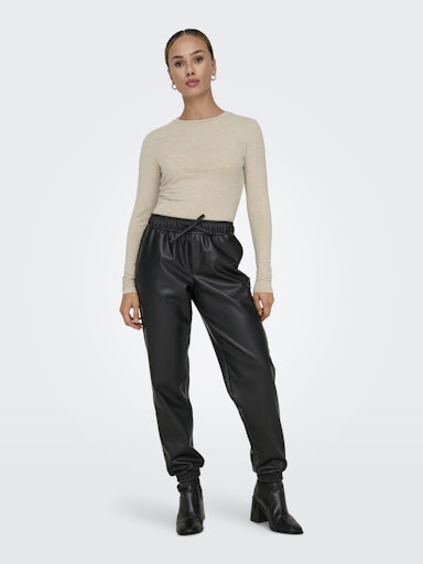 ONLSIA L/S O-NECK TOP BOX JRS
