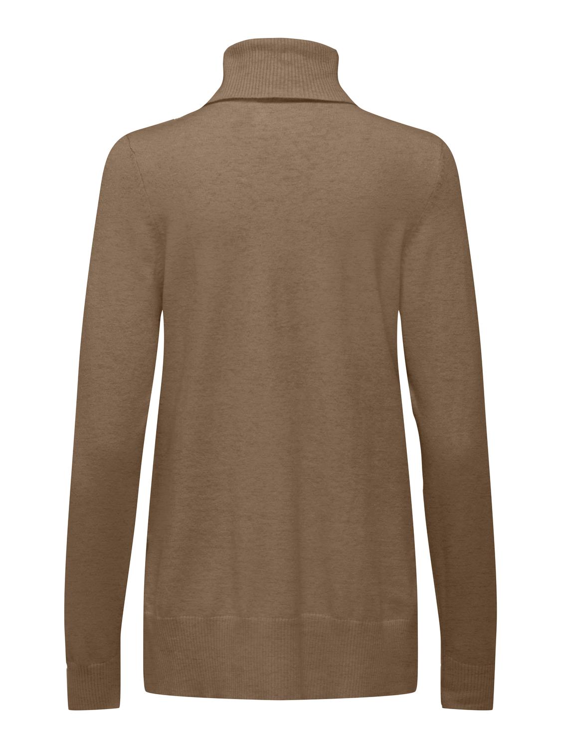 ONLIBI LS LONG SLIT ROLLNECK CC KNT