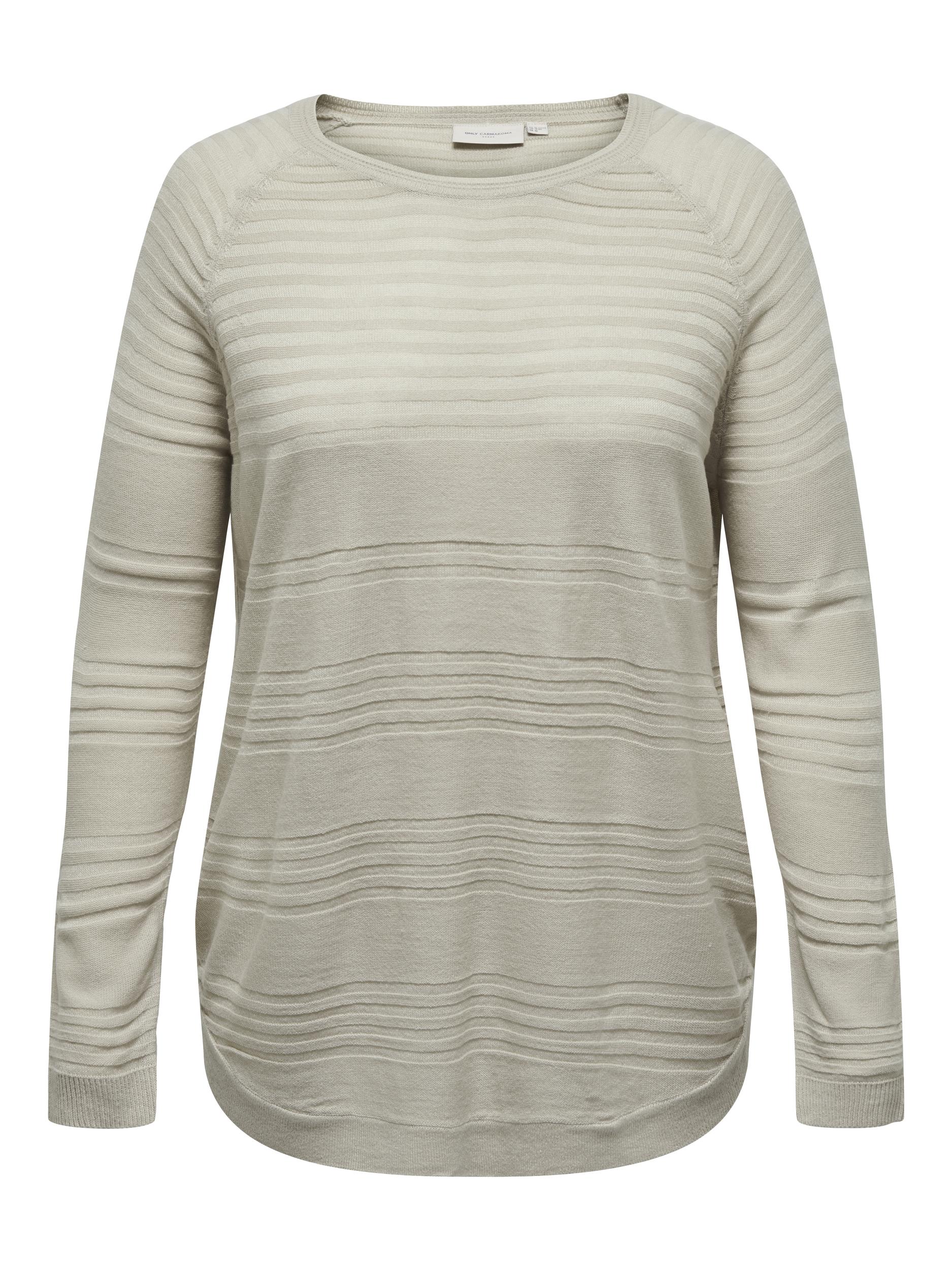 CARNEWAIRPLAIN LS PULLOVER KNT