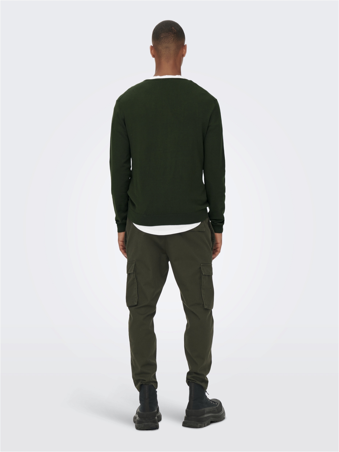 ONSWYLER LIFE REG 14 LS CREW KNIT NOOS