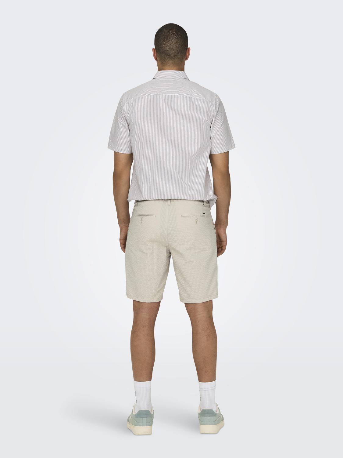 ONSLEO LIFE 0009 SEERSUCKER SHORTS