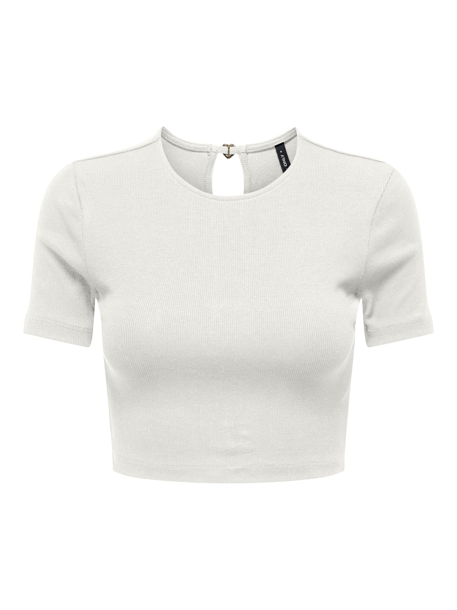 ONLRENE S/S OPEN BACK HEART TOP JRS