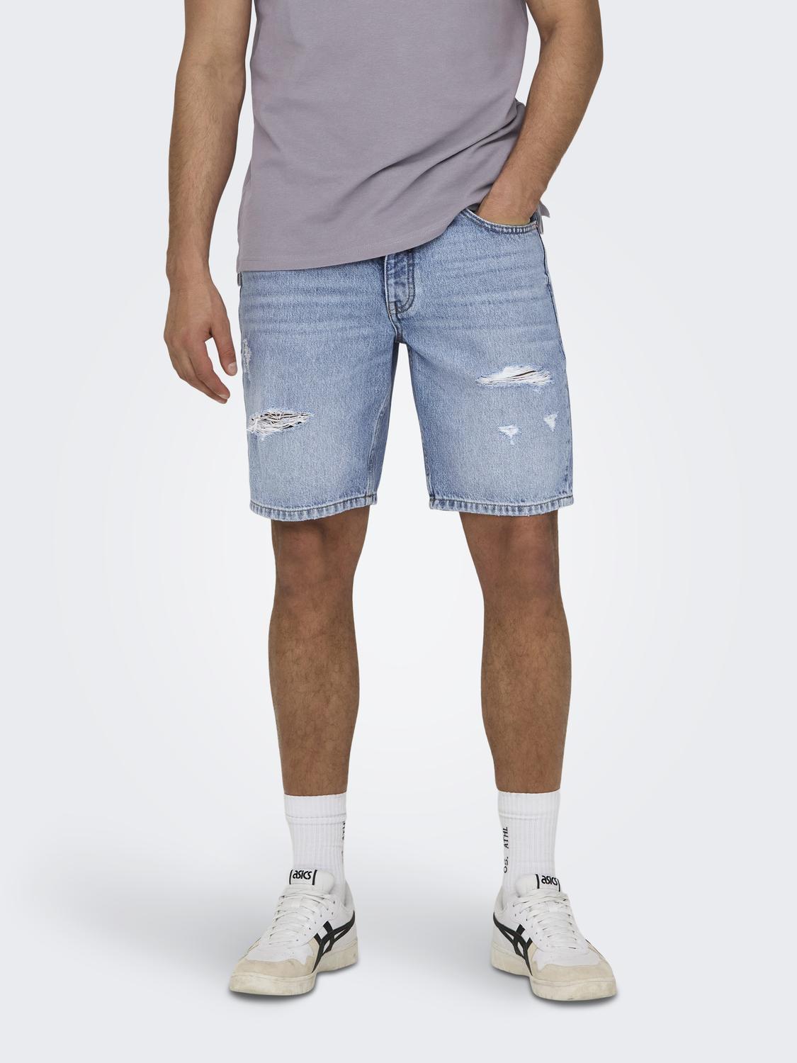 ONSEDGE RAM LBD DEST 9647 AZG DNM SHORTS
