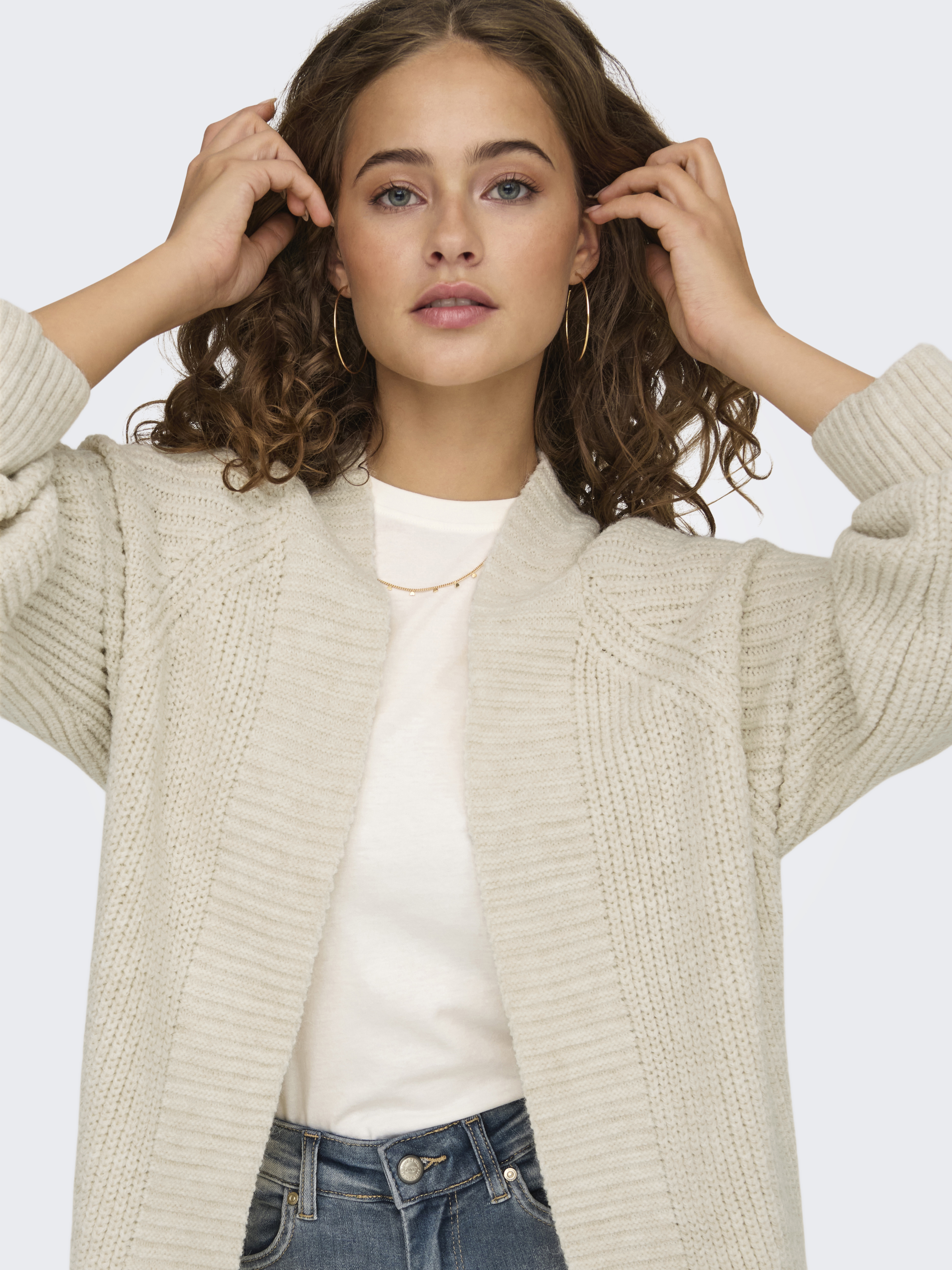 ONLLEISE FREYA LS OPEN CARDIGAN KNT
