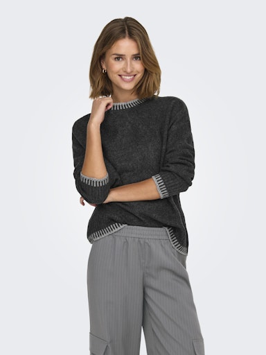ONLSILMA LS STITCH MOCK NECK KNT