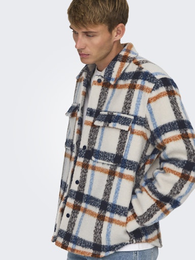 ONSGIO LF CHECK PADDED JACKET OTW