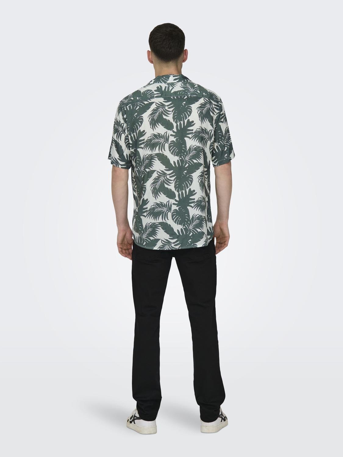 ONSDASH LIFE REG VISC AOP SS SHIRT 8400