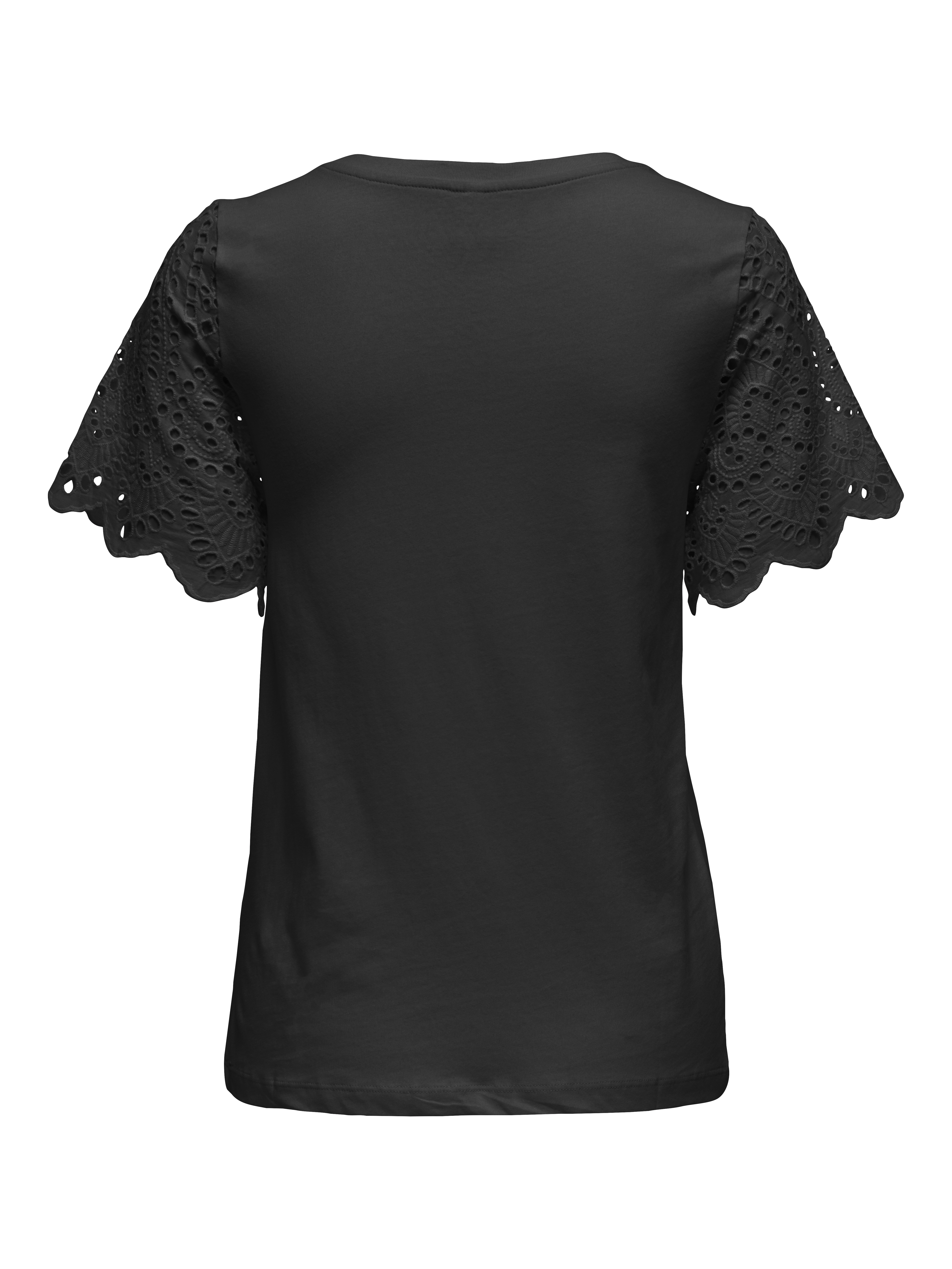 ONLEBBA LIFE S/S LACE TOP JRS