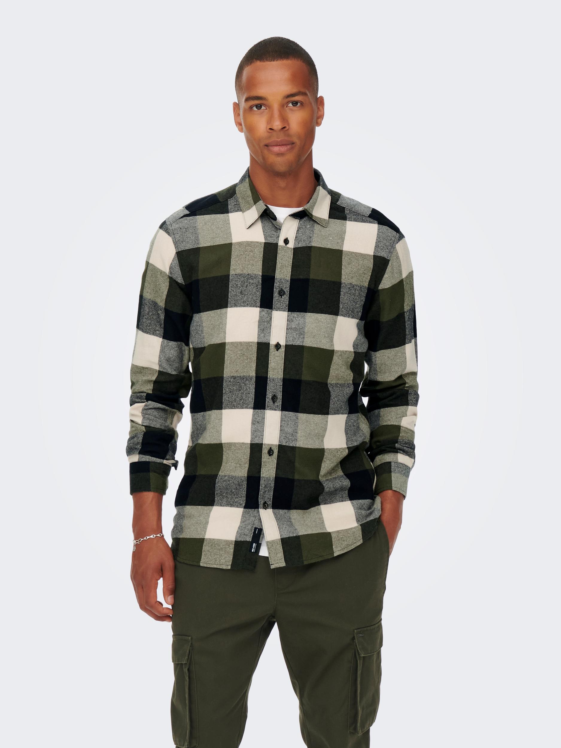 ONSGUDMUND LS 3T CHECK SHIRT NOOS