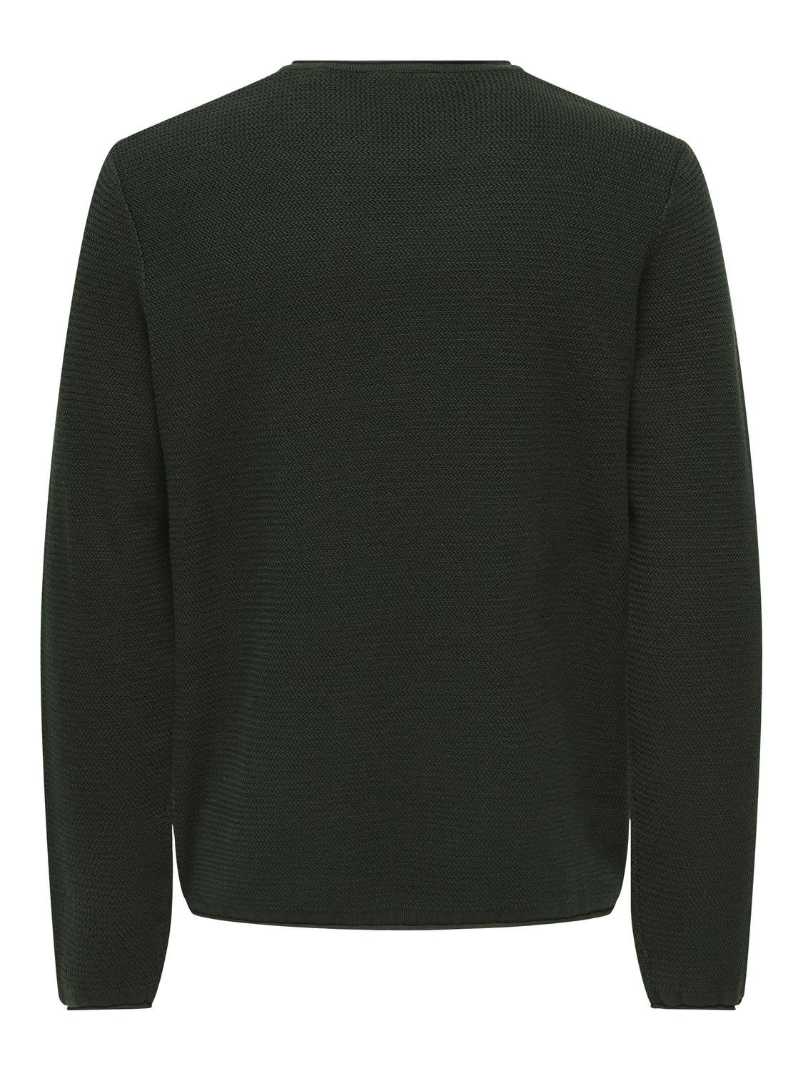 ONSERIC REG 12 STRUC CREW KNIT NOOS
