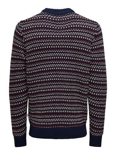 ONSMUSA REG 3 STRUC CREW KNIT