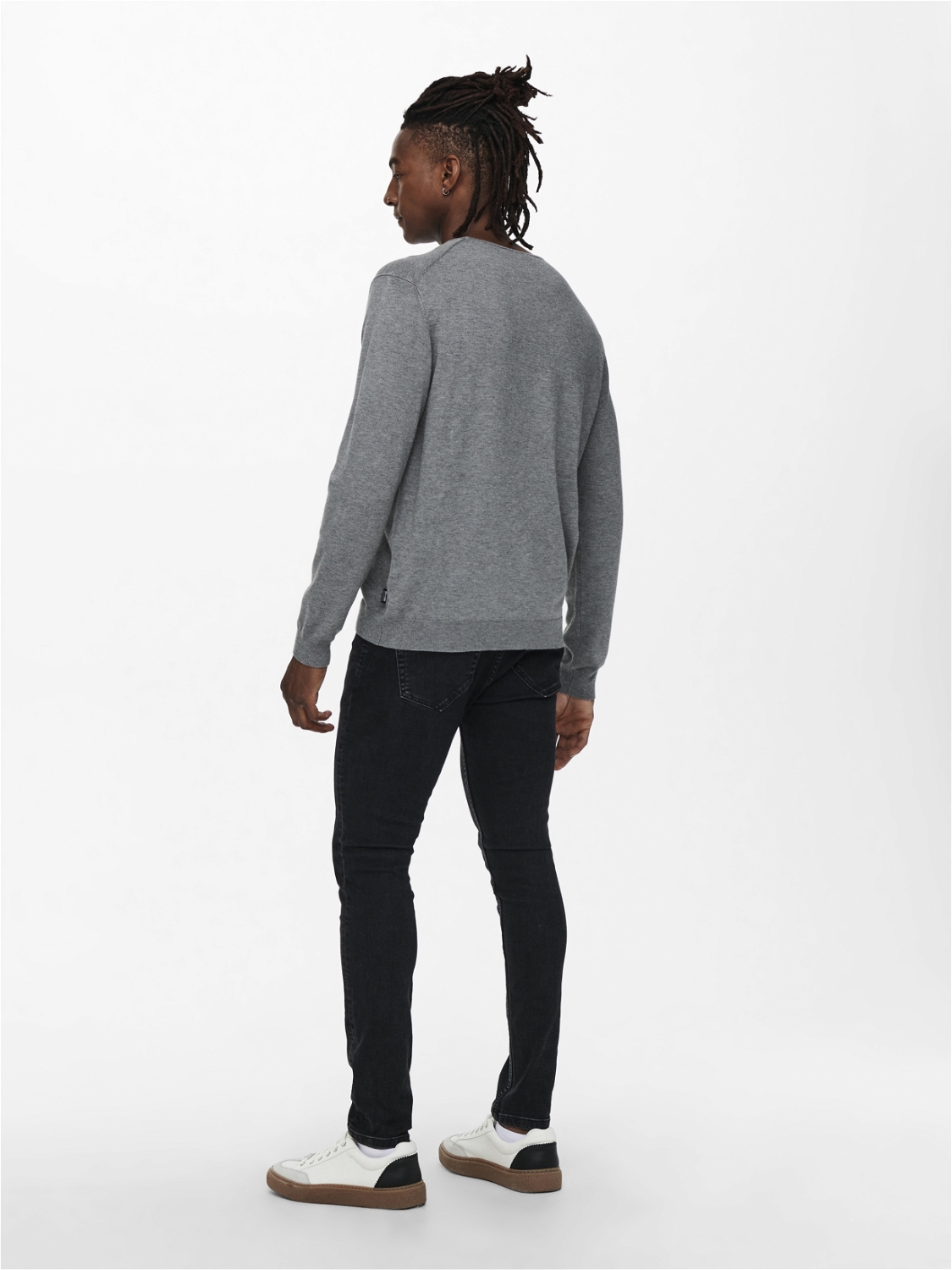 ONSWYLER LIFE REG 14 LS CREW KNIT NOOS