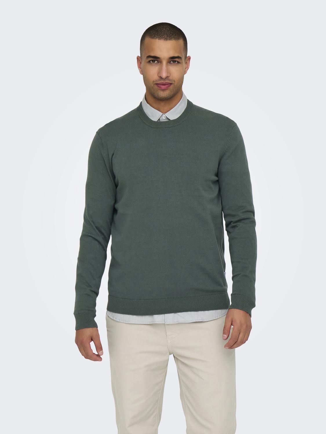 ONSALEX REG 12 CREW KNIT