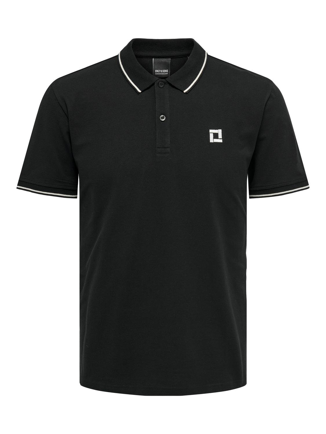 ONSFLETCHER LIFE SLIM SS POLO NOOS