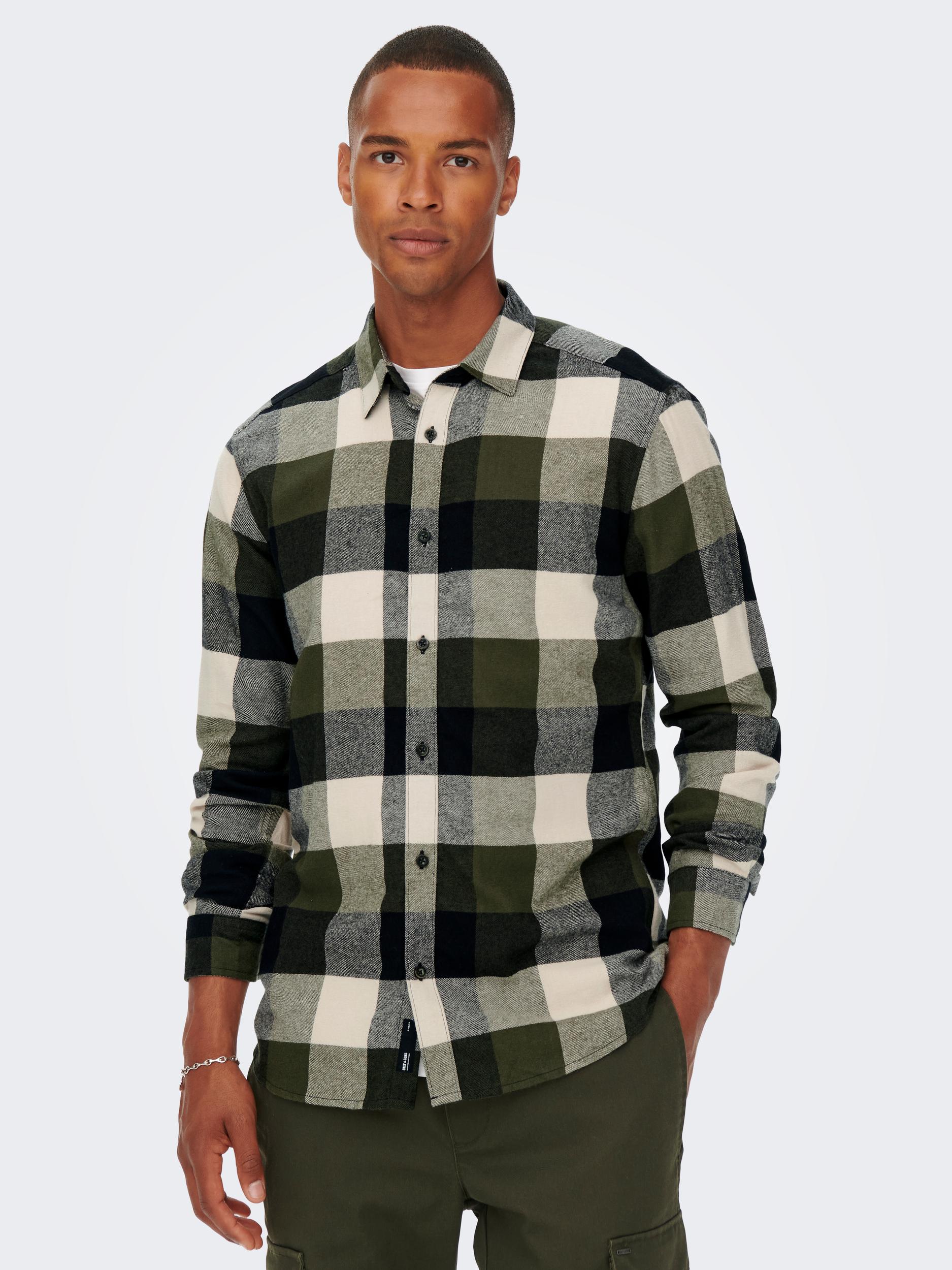 ONSGUDMUND LS 3T CHECK SHIRT NOOS