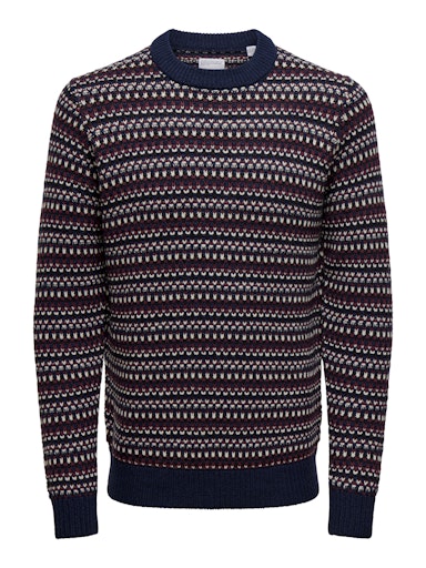 ONSMUSA REG 3 STRUC CREW KNIT