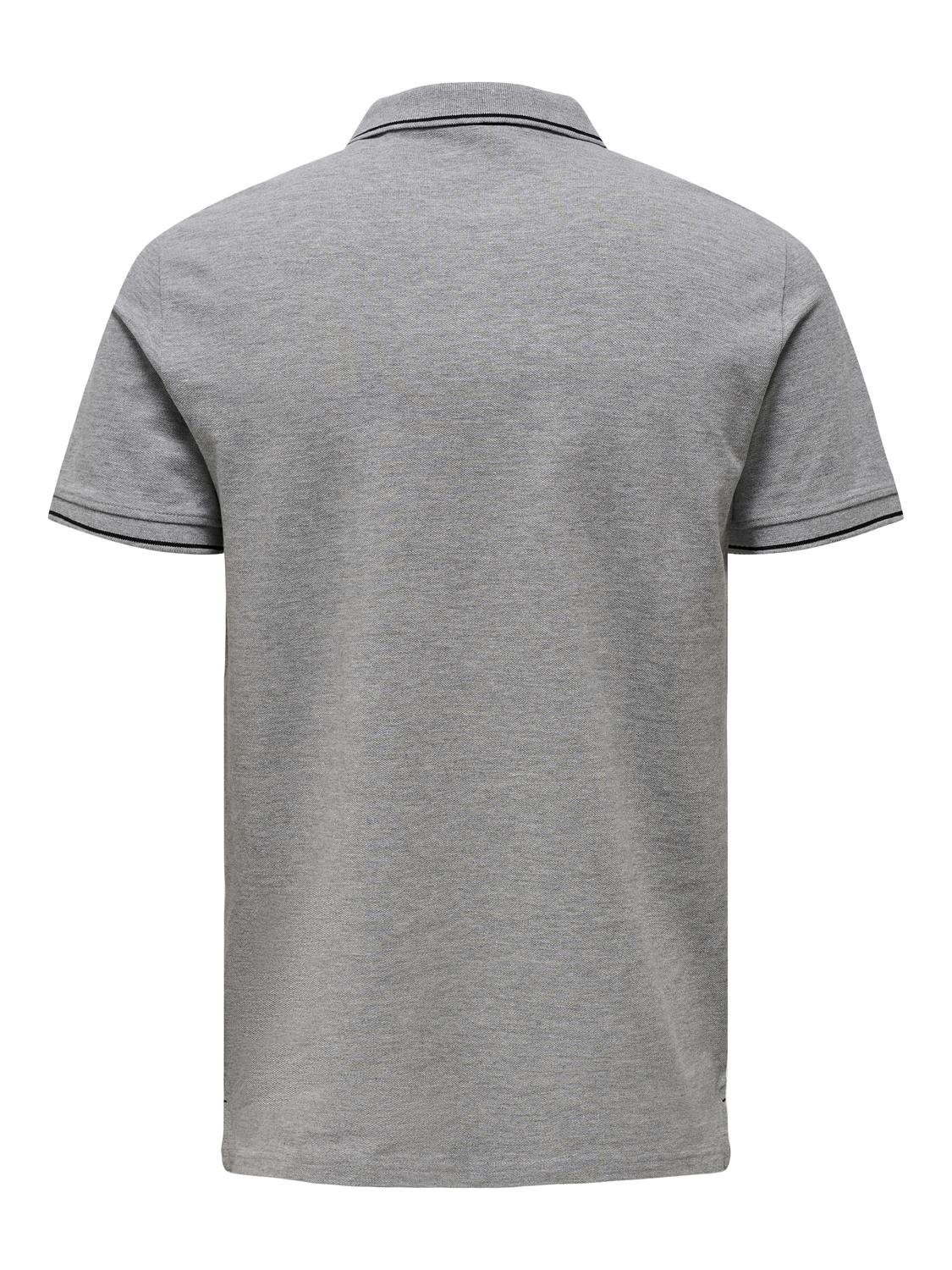 ONSFLETCHER LIFE SLIM SS POLO NOOS