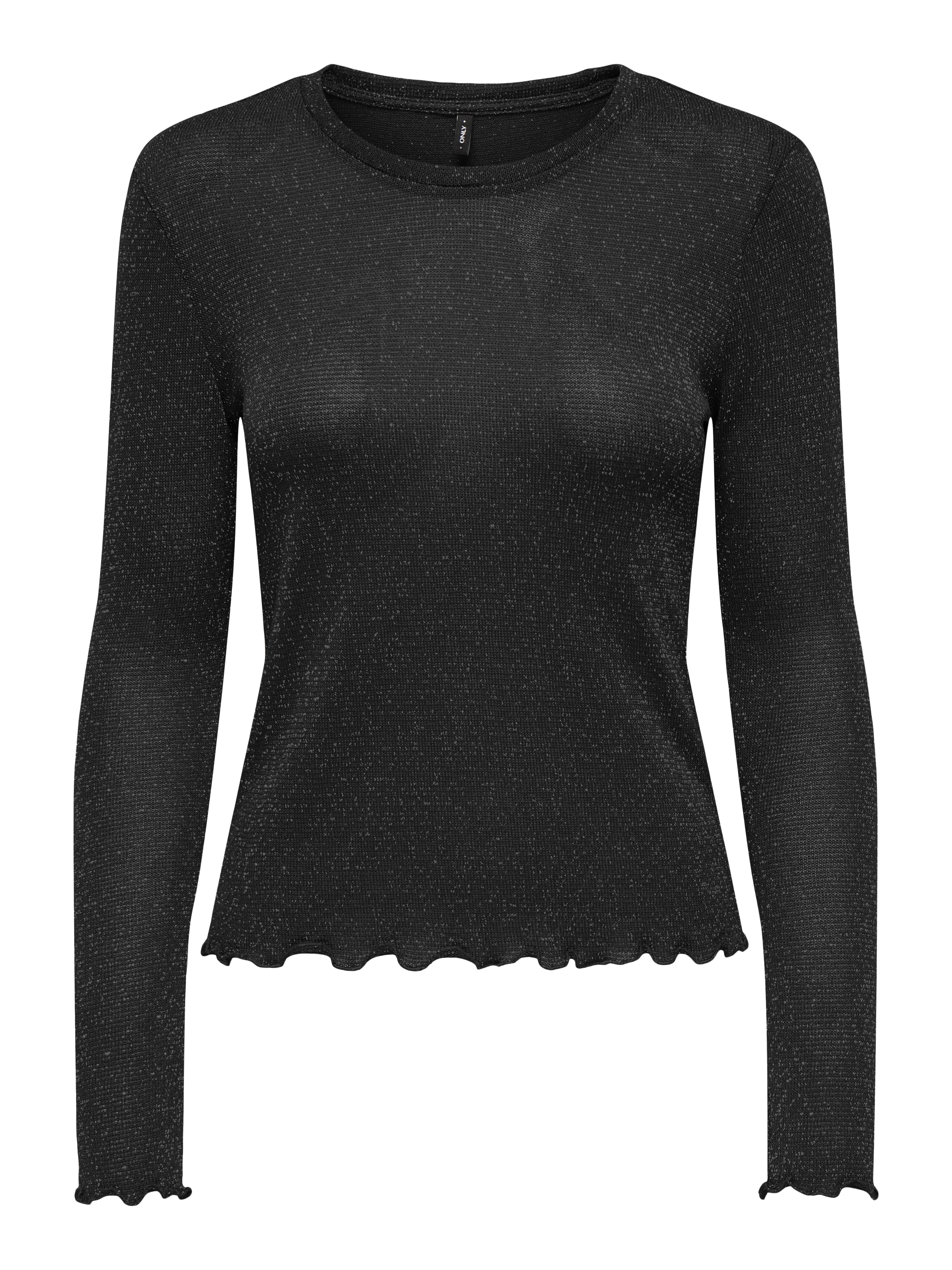 ONLISABEL L/S O-NECK GLITTER TOP JRS