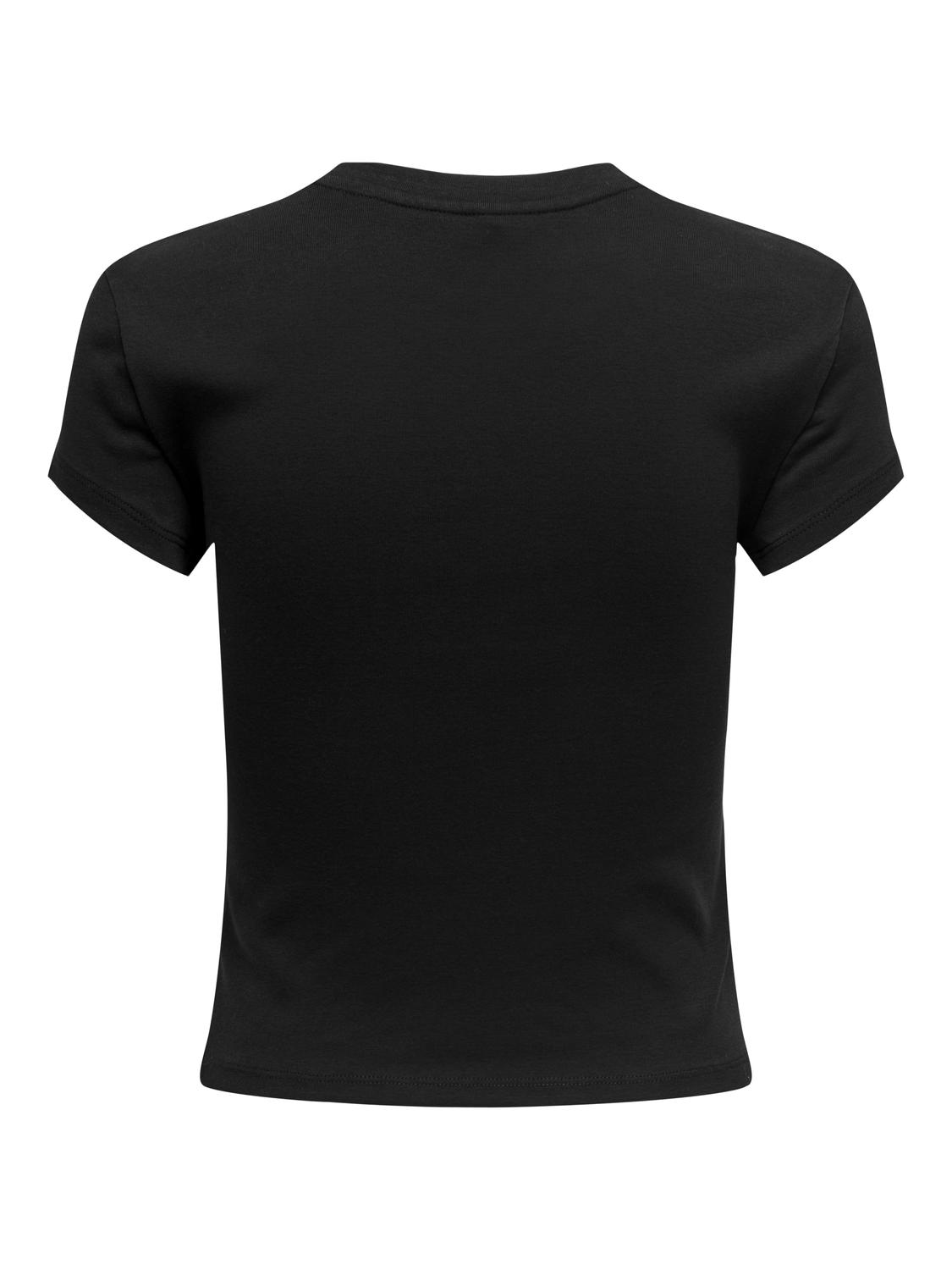 ONLELINA S/S O-NECK SHORT TOP JRS NOOS