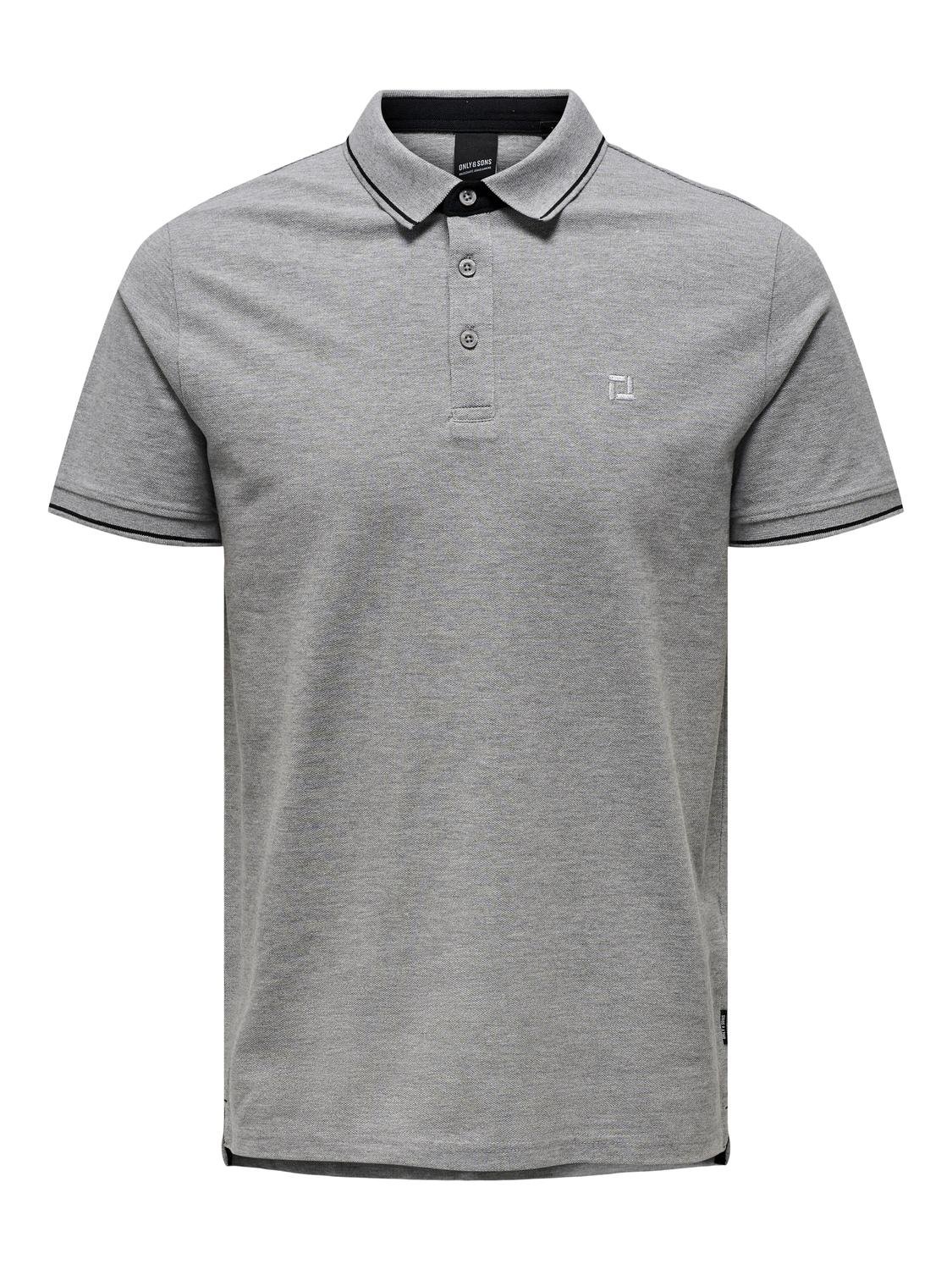 ONSFLETCHER LIFE SLIM SS POLO NOOS