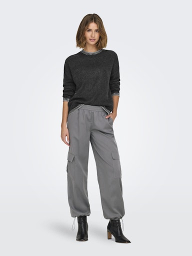 ONLSILMA LS STITCH MOCK NECK KNT
