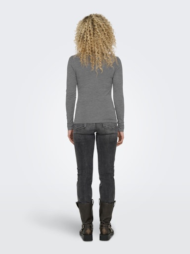 ONLSIA L/S O-NECK TOP BOX JRS