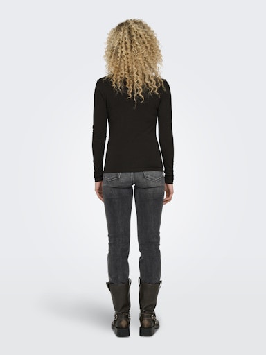 ONLSIA L/S O-NECK TOP BOX JRS