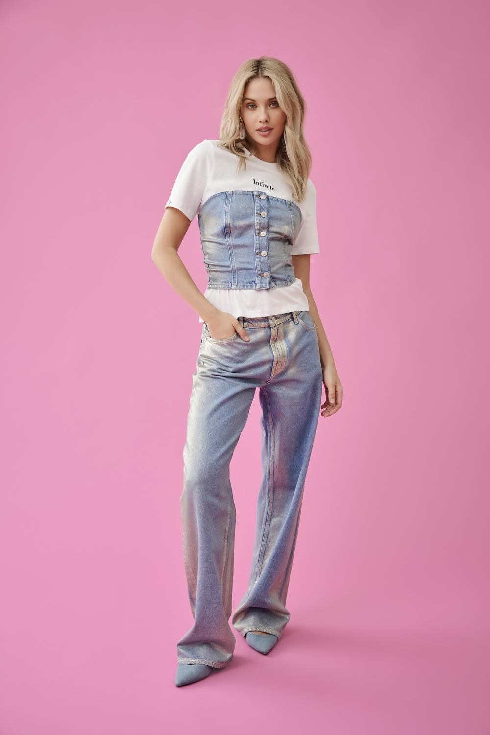 ONLBELLA LIFE S/S SIMPLE TOP BOX JRS