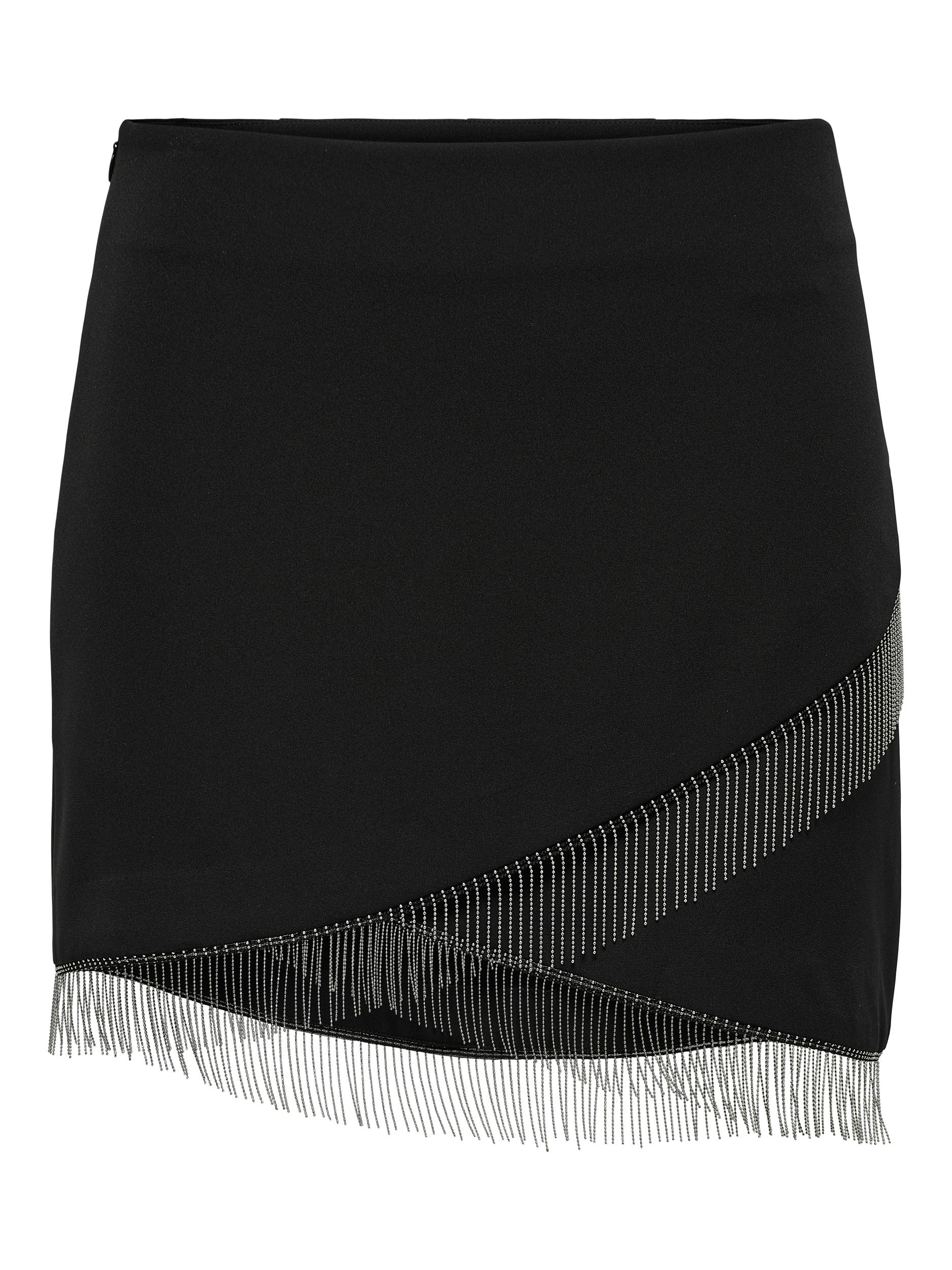 ONLORLEEN HW RHINESTONE SHORT SKIRT TLR