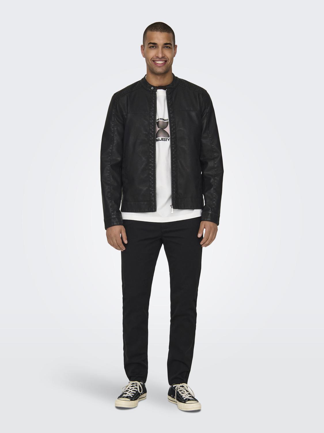 ONSMIKE PU RACER JACKET OTW NOOS