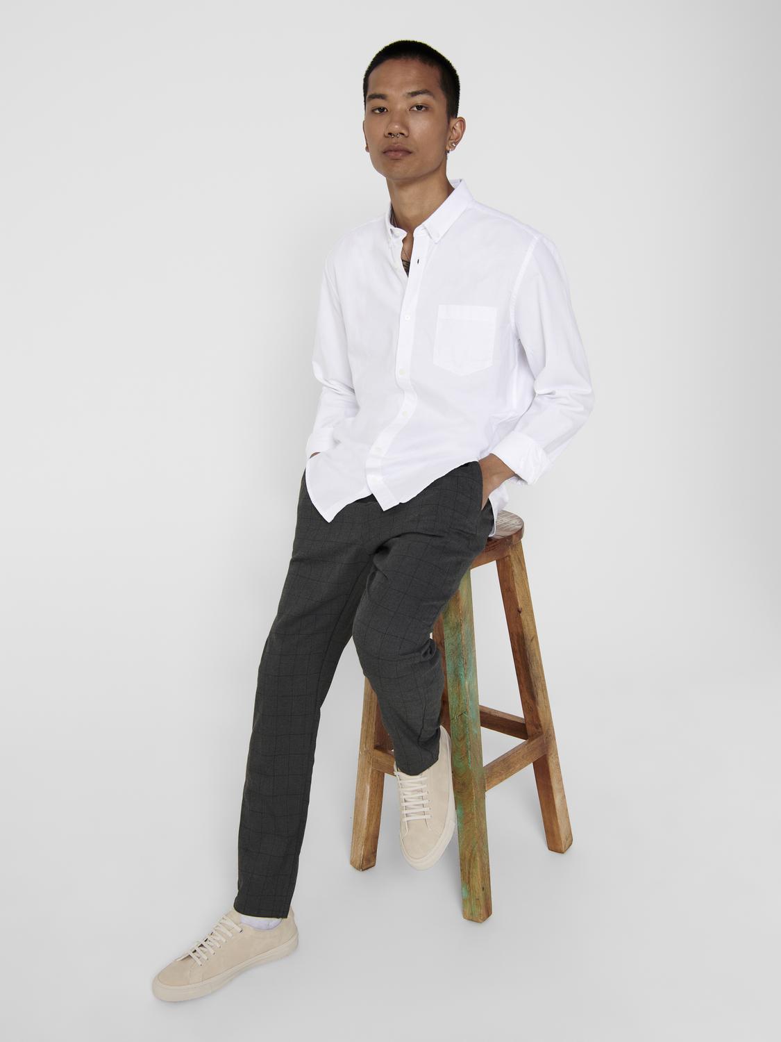 ONSALVARO SLIM LS OXFORD SHIRT NOOS