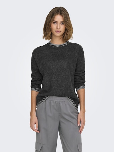 ONLSILMA LS STITCH MOCK NECK KNT