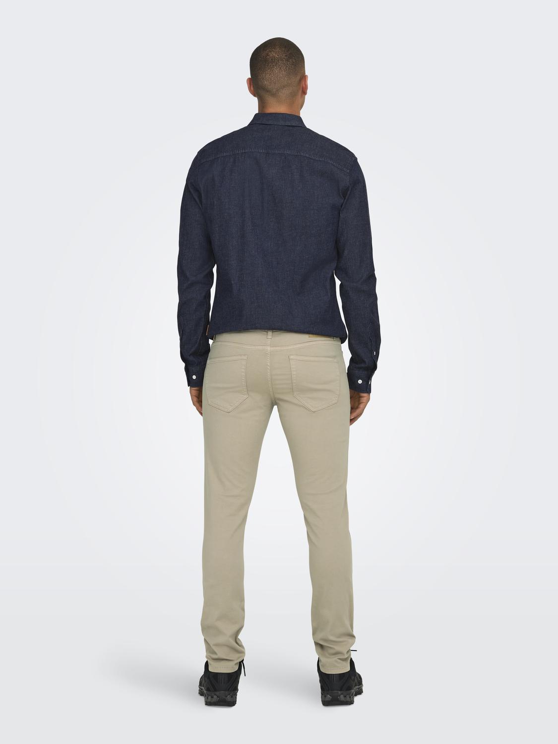 ONSLOOM LIFE SLIM TWILL 0124  PANT