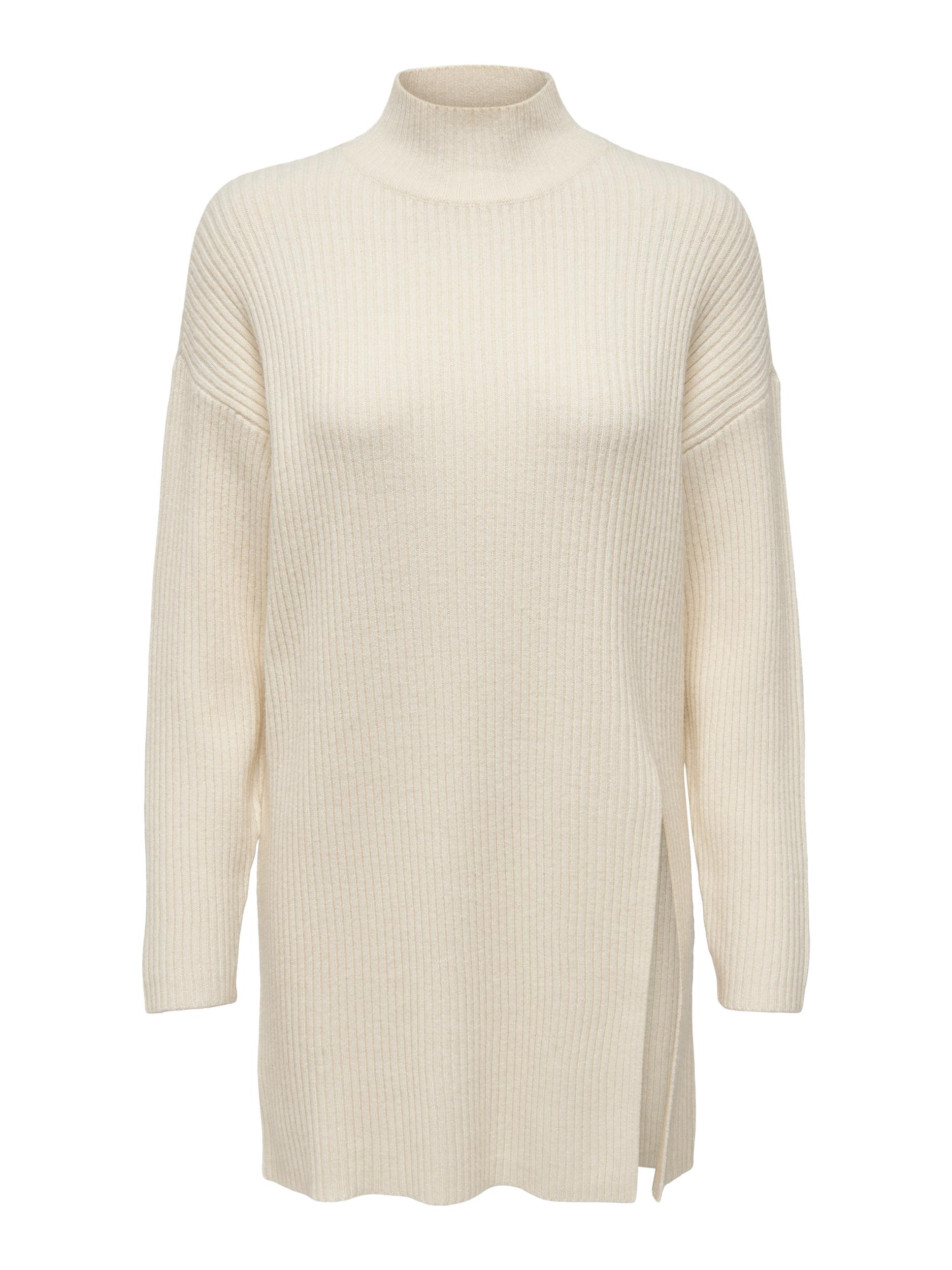ONLKATIA LS LONG SLIT HIGHNECK KNT