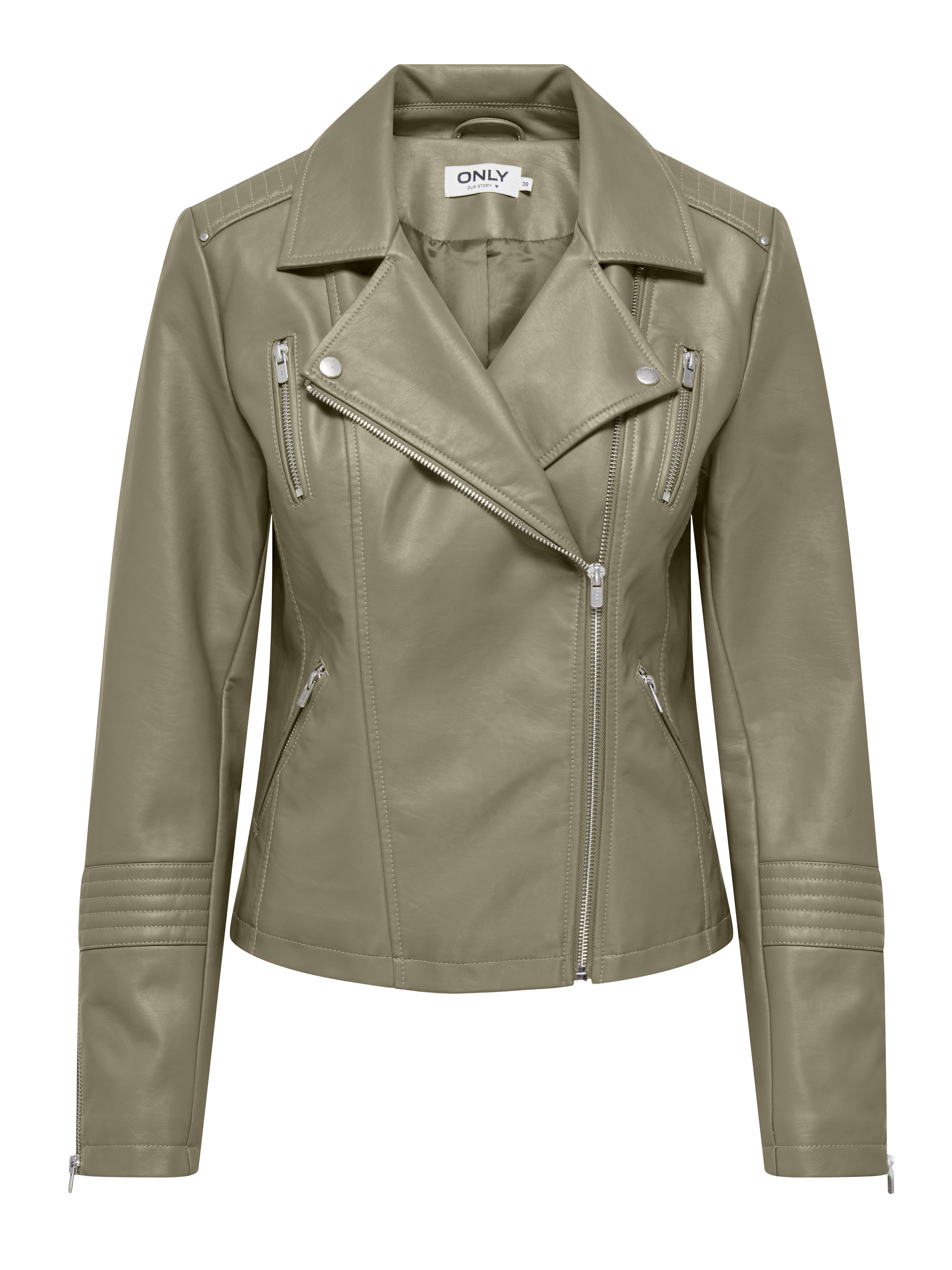 ONLGEMMA FAUX LEATHER BIKER OTW NOOS