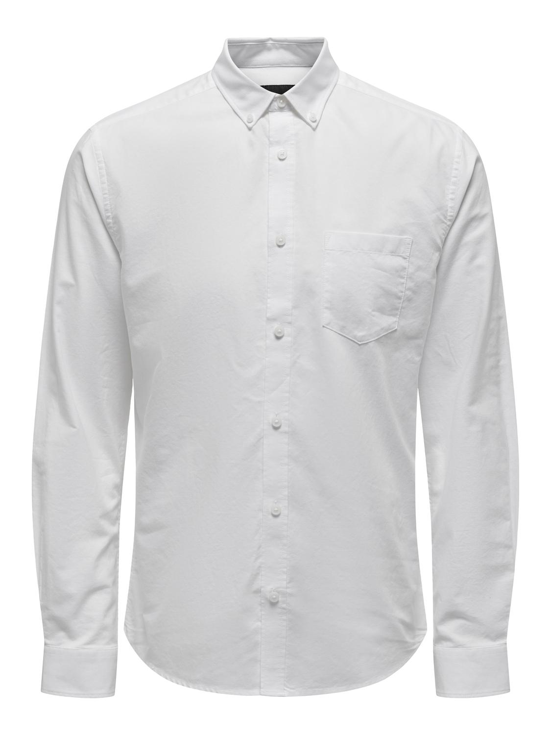 ONSALVARO SLIM LS OXFORD SHIRT NOOS