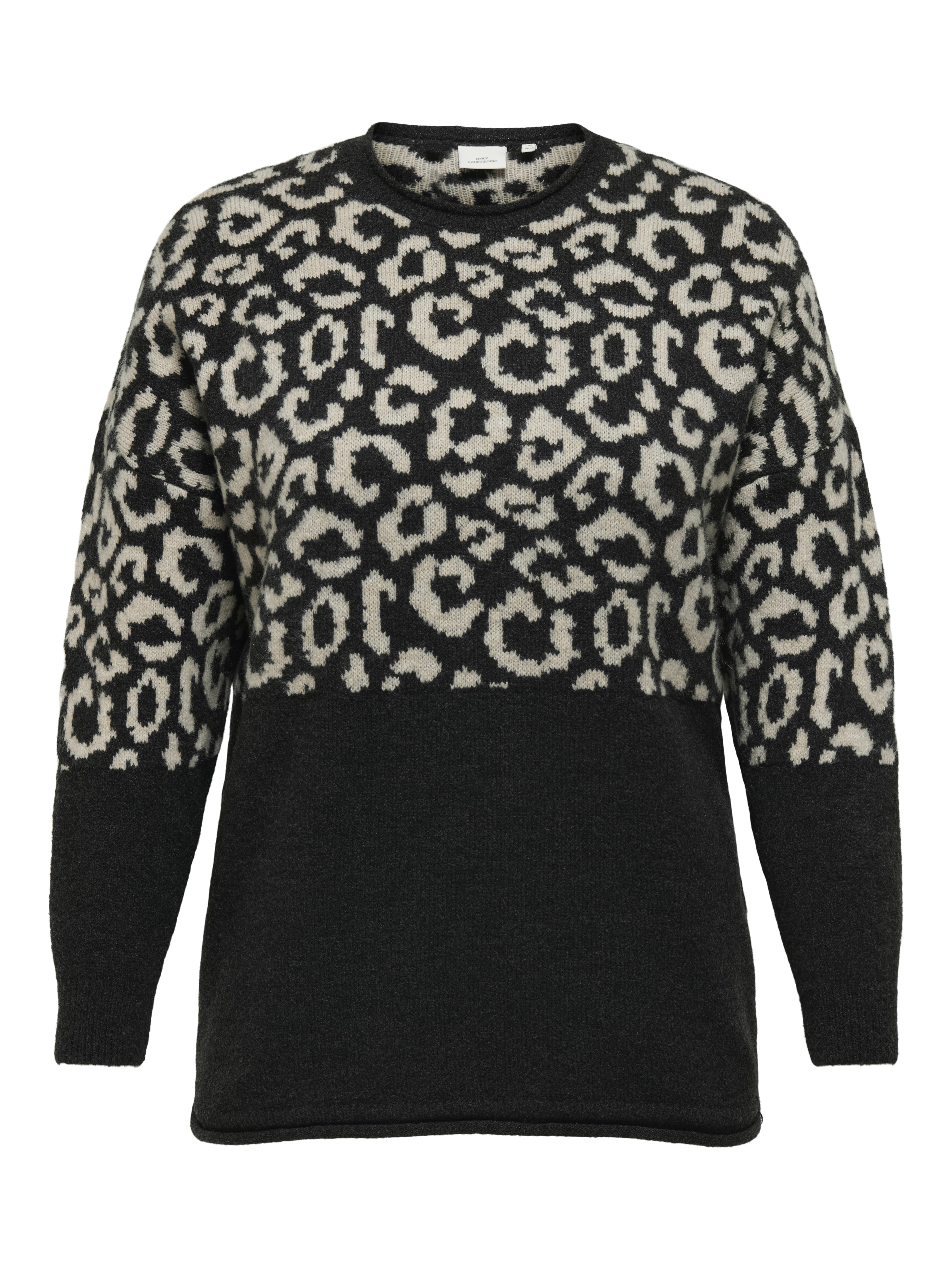 CARJADE ZEBRA L/S O-NECK KNT NOOS