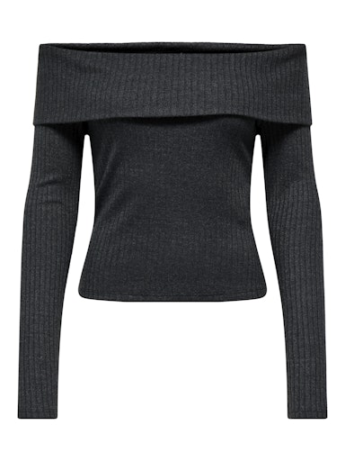 ONLPIPER L/S OFF SHOULDER TOP JRS