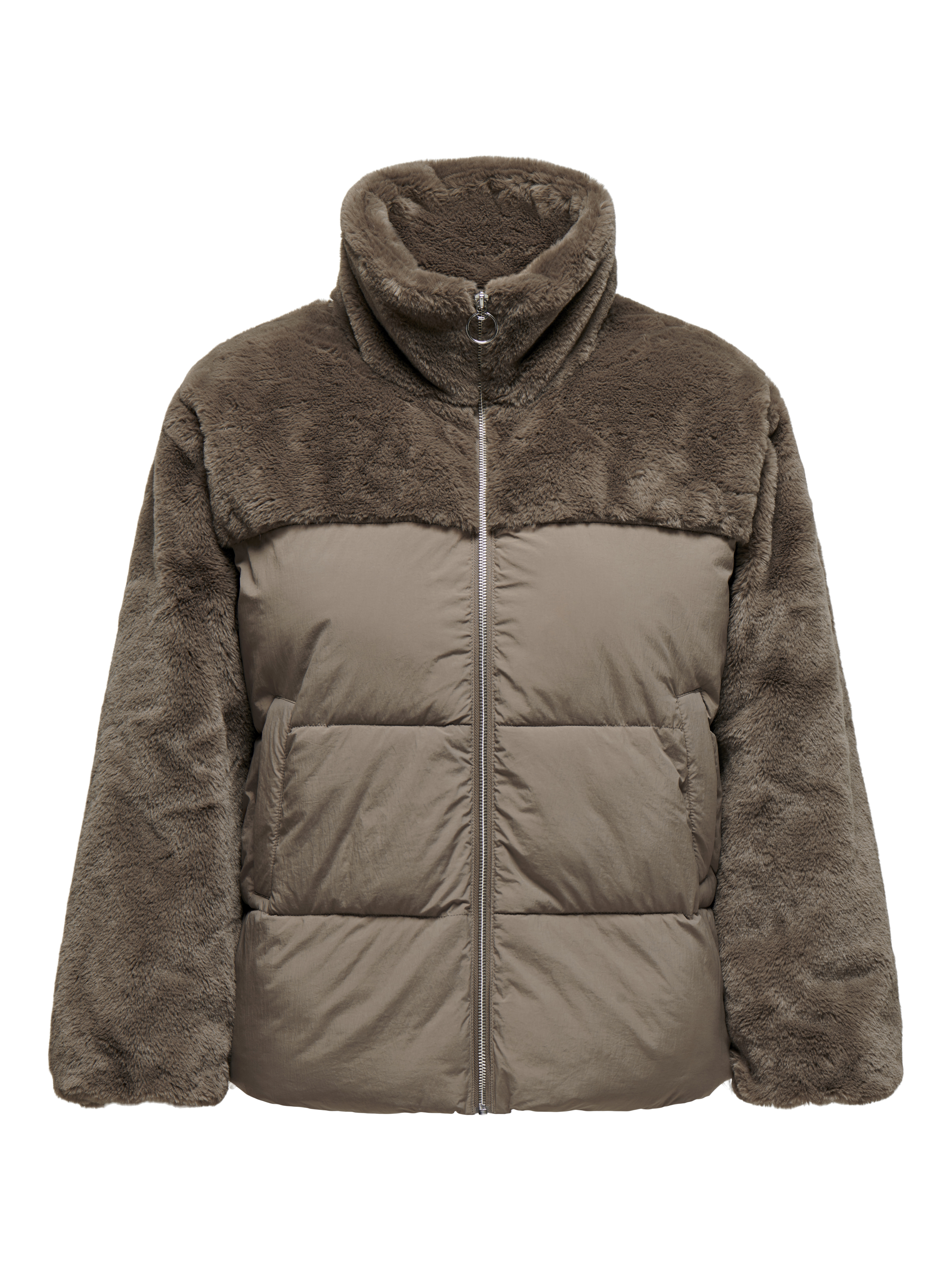 CARWANJA FUR PUFFER MIX JACKET OTW