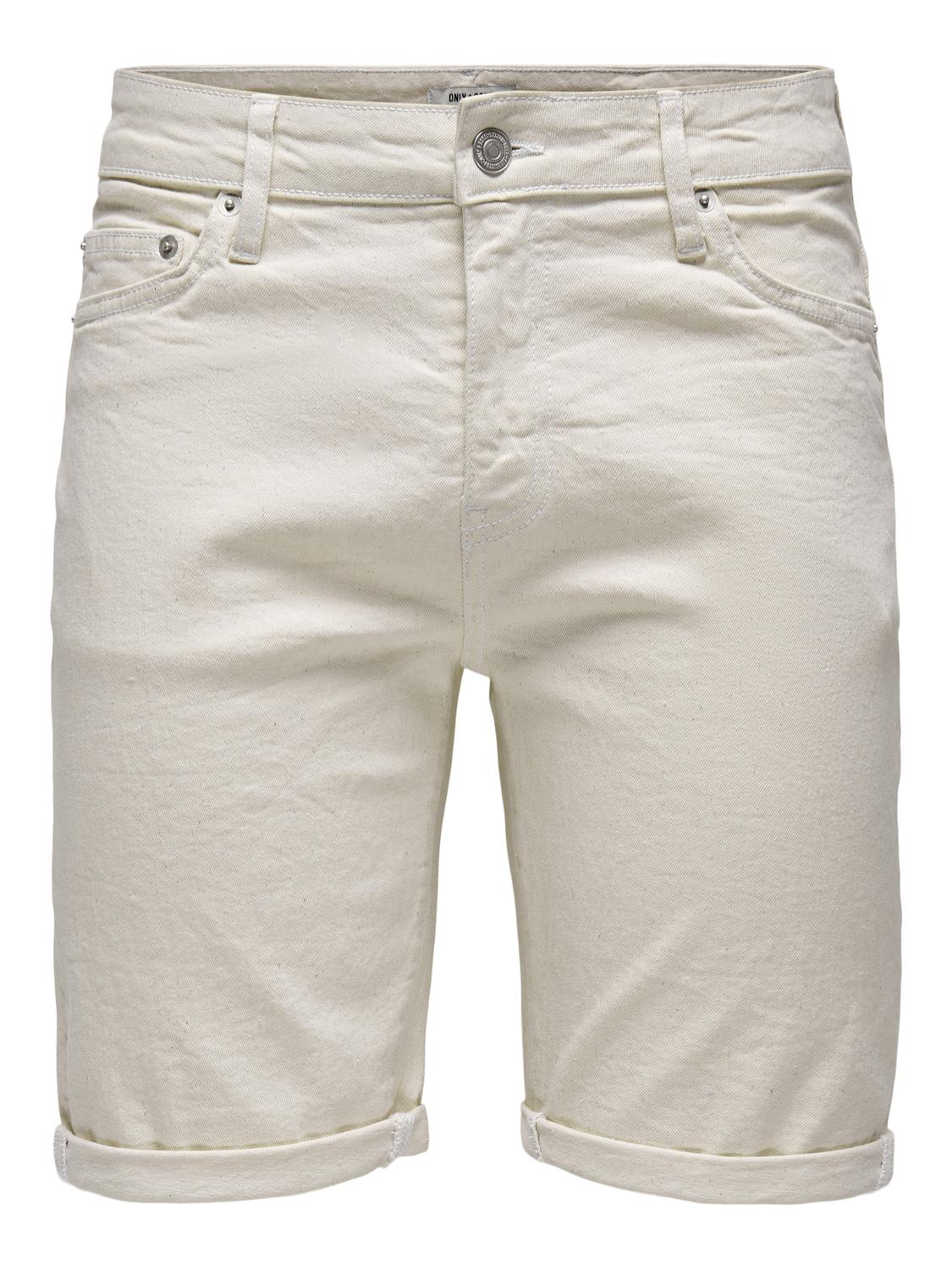 ONSPLY ECRU 9296 AZG DNM SHORTS