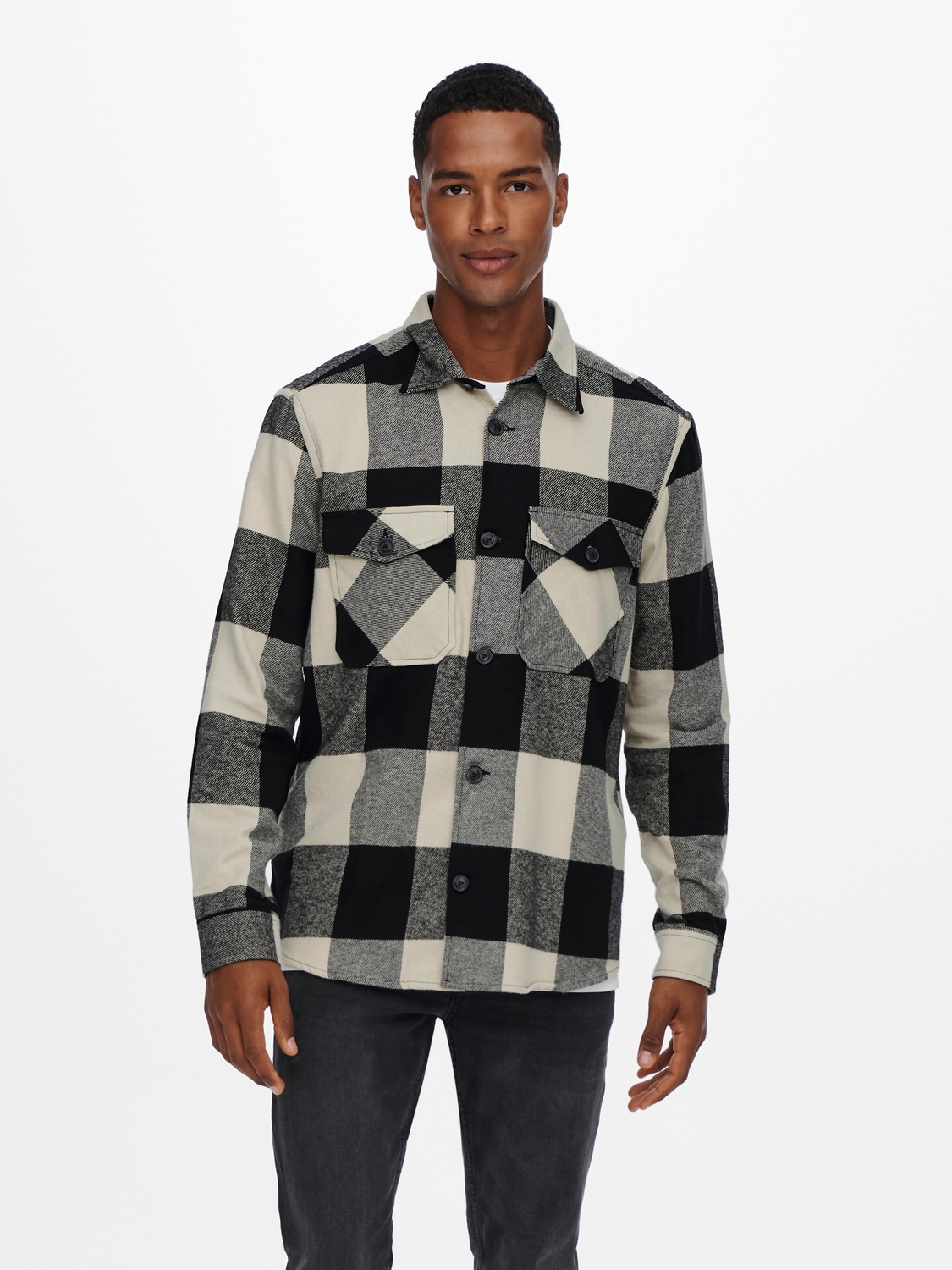 ONSMILO LS CHECK OVERSHIRT NOOS