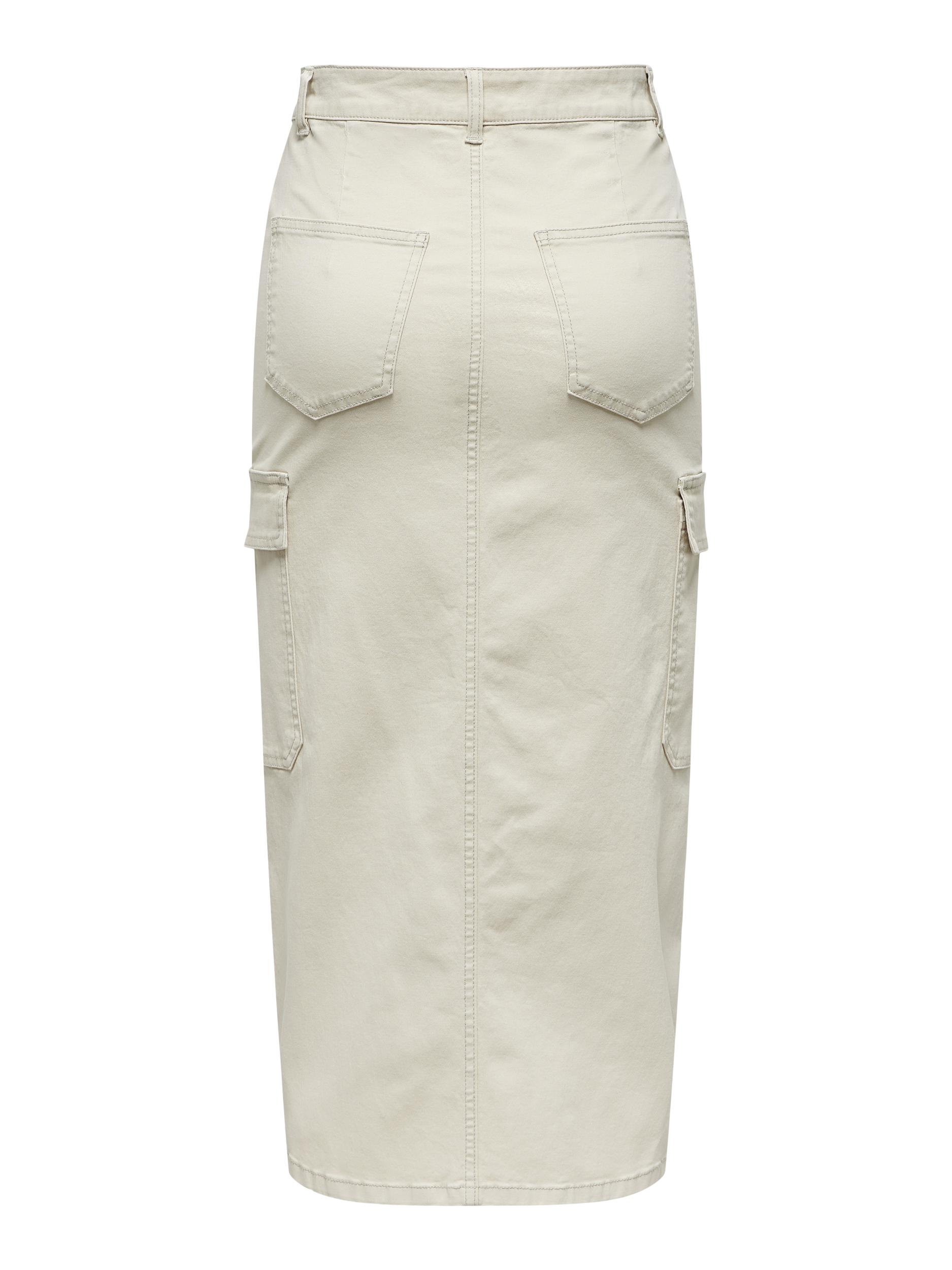 ONLLOLA HW CARGO LONG SLIT SKIR PNT NOOS