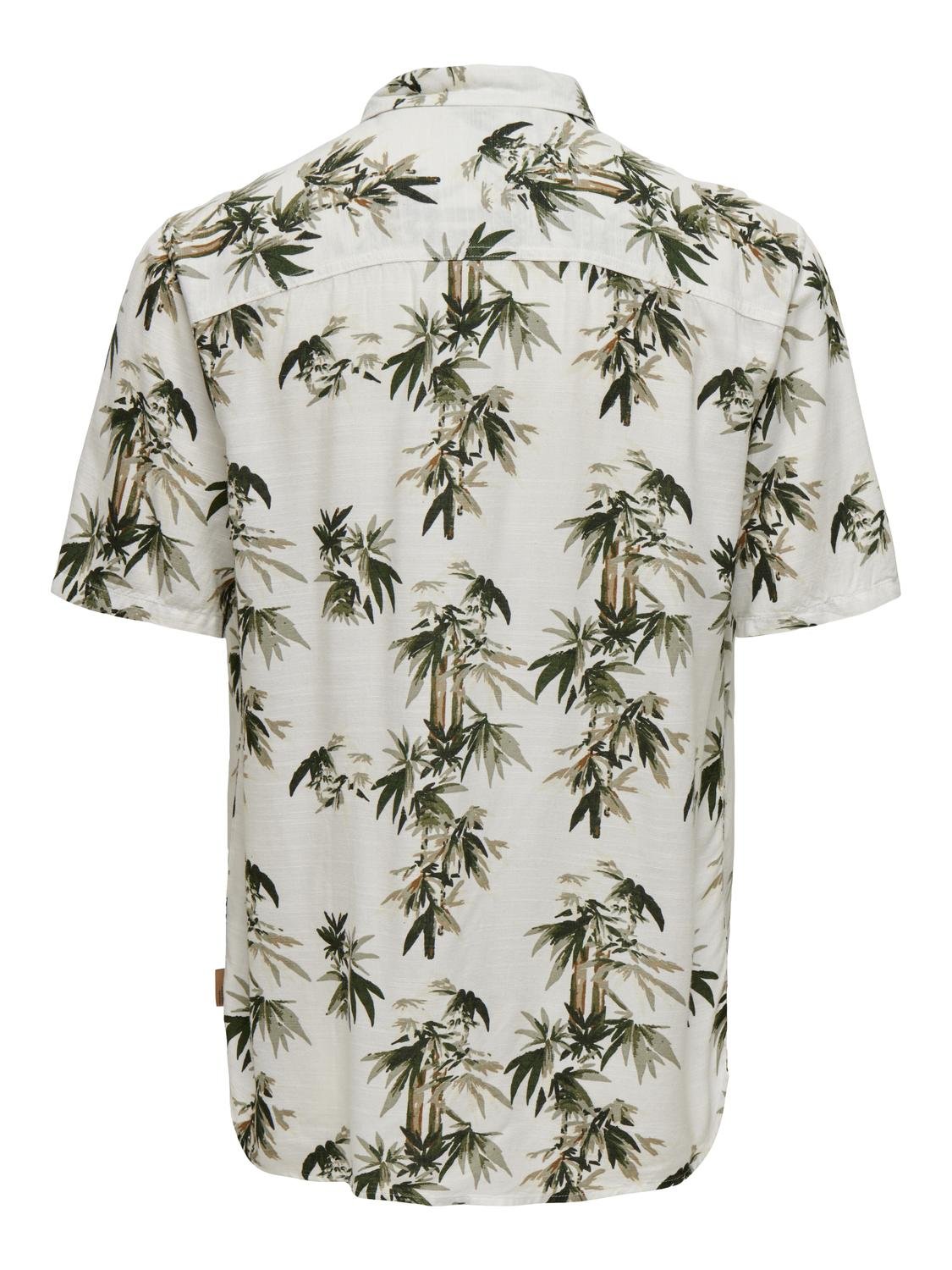 ONSBOLD REG SS PALM TREE AOP SHIRT