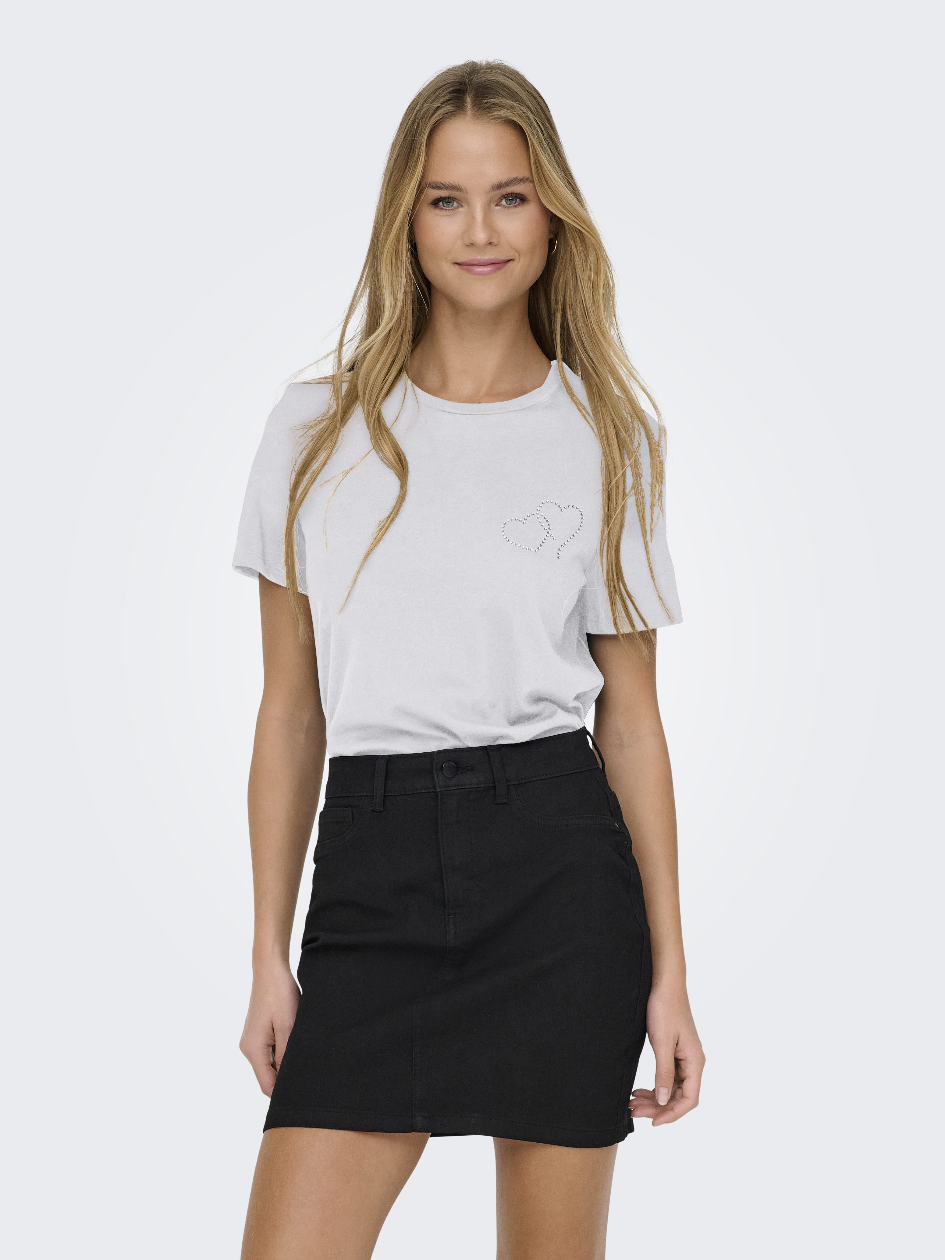 ONLARIANA LIFE S/S O-NECK BOX TOP JRS