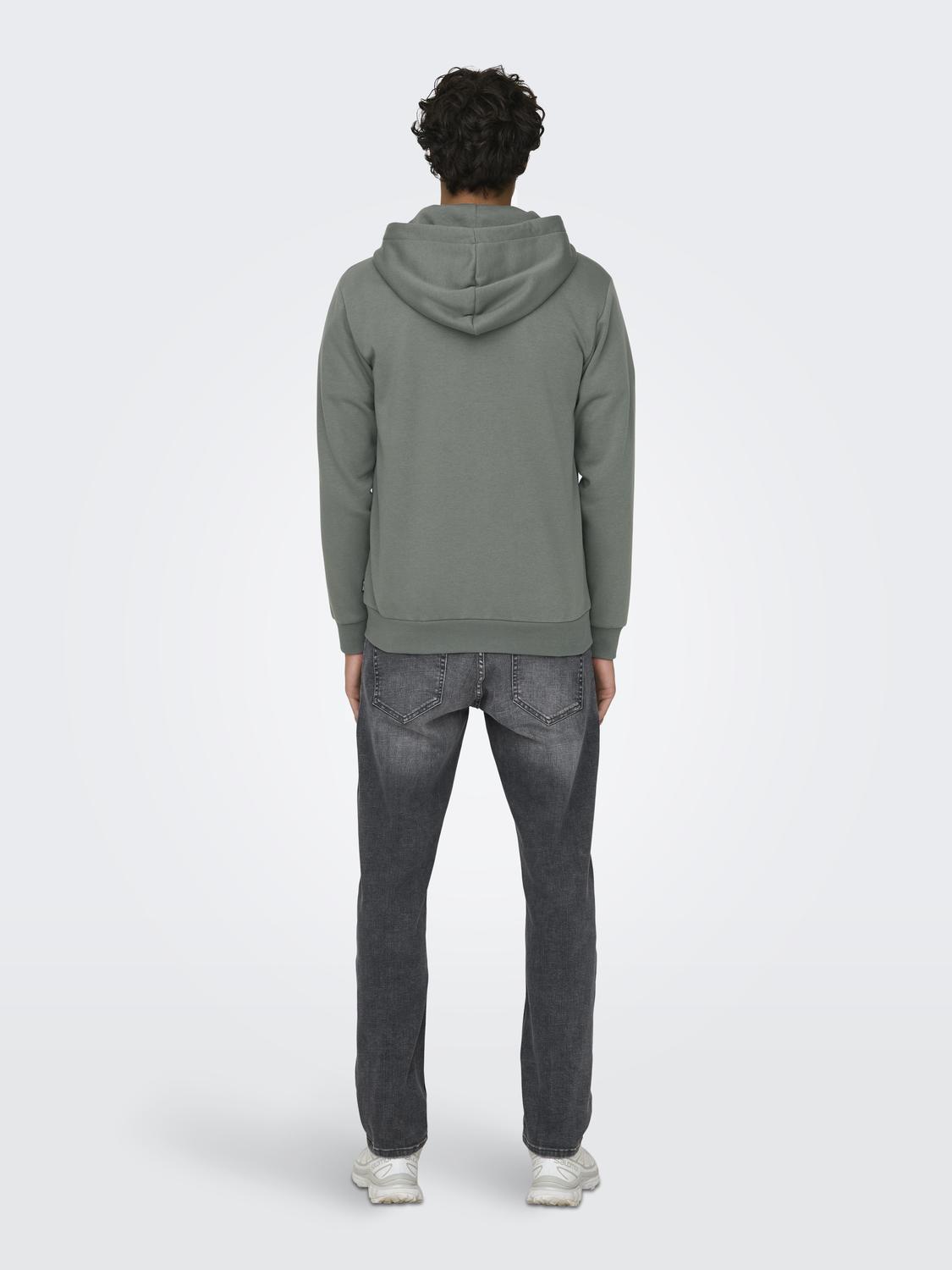 ONSCERES ZIP THR. HOODIE SWEAT NOOS