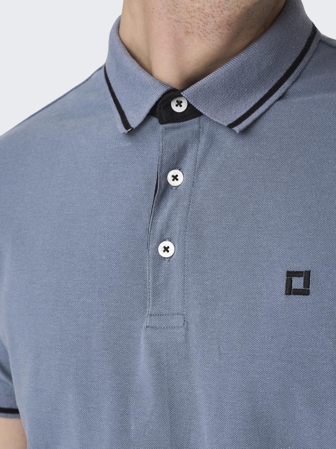 ONSFLETCHER LIFE SLIM SS POLO NOOS