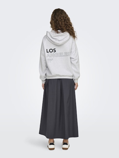 ONLDAZE L/S ZIP PRINT HOOD SWT