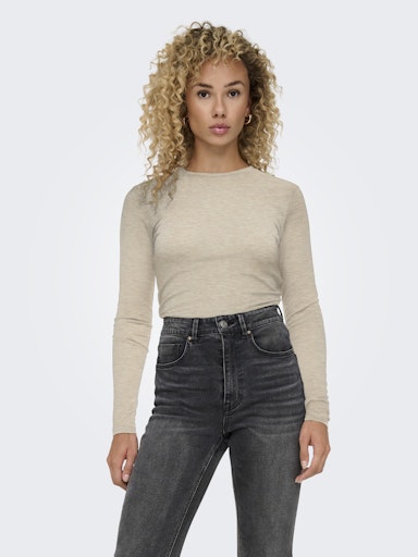 ONLSIA L/S O-NECK TOP BOX JRS