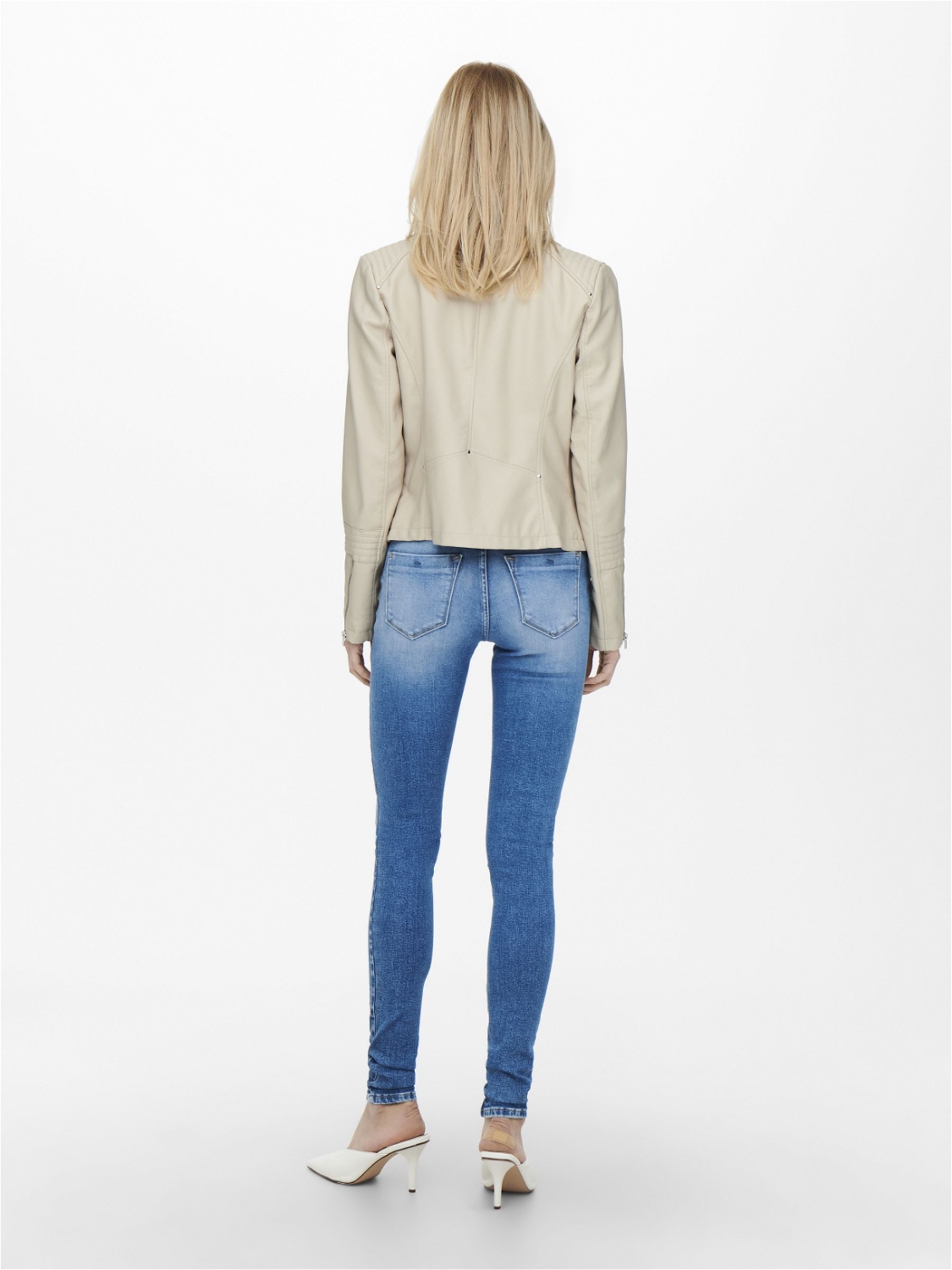 ONLGEMMA FAUX LEATHER BIKER OTW NOOS